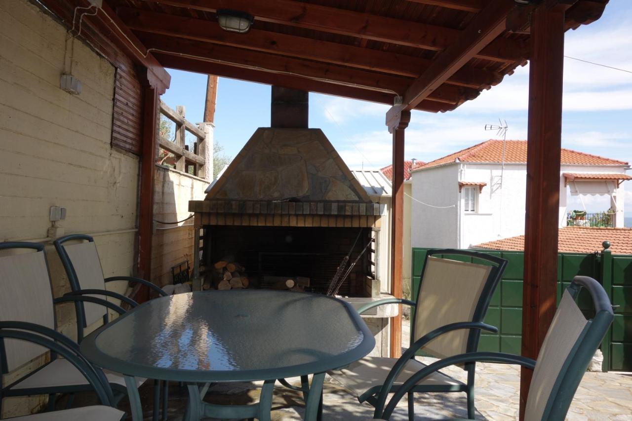 Beach Front House With View Marathos  Exteriér fotografie