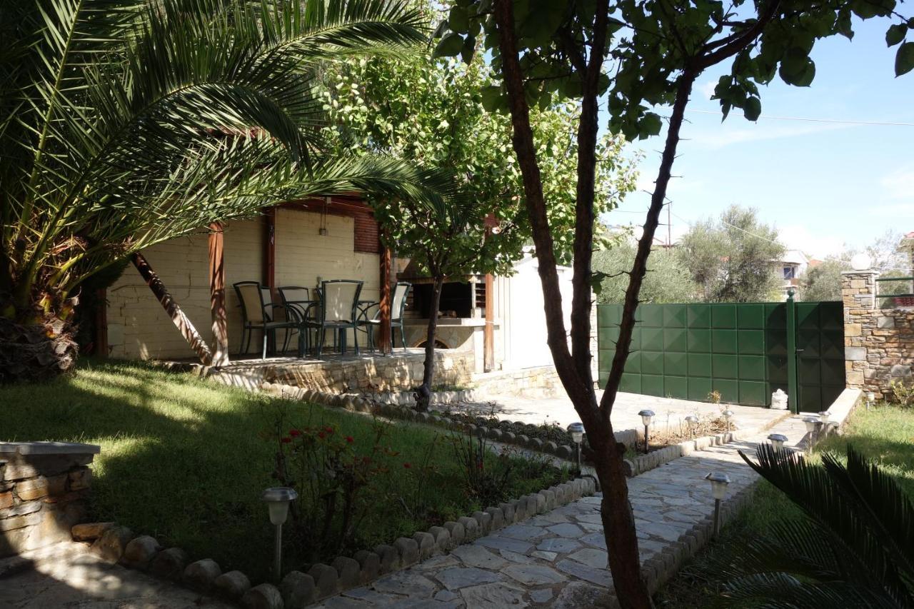 Beach Front House With View Marathos  Exteriér fotografie