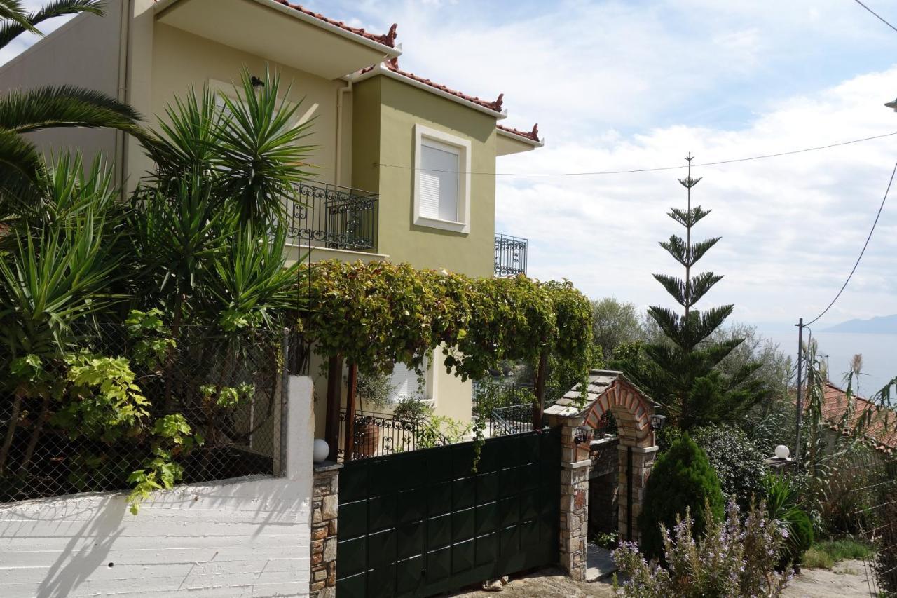 Beach Front House With View Marathos  Exteriér fotografie