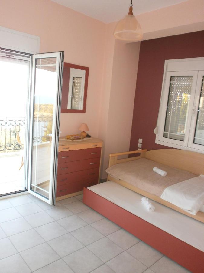 Beach Front House With View Marathos  Exteriér fotografie